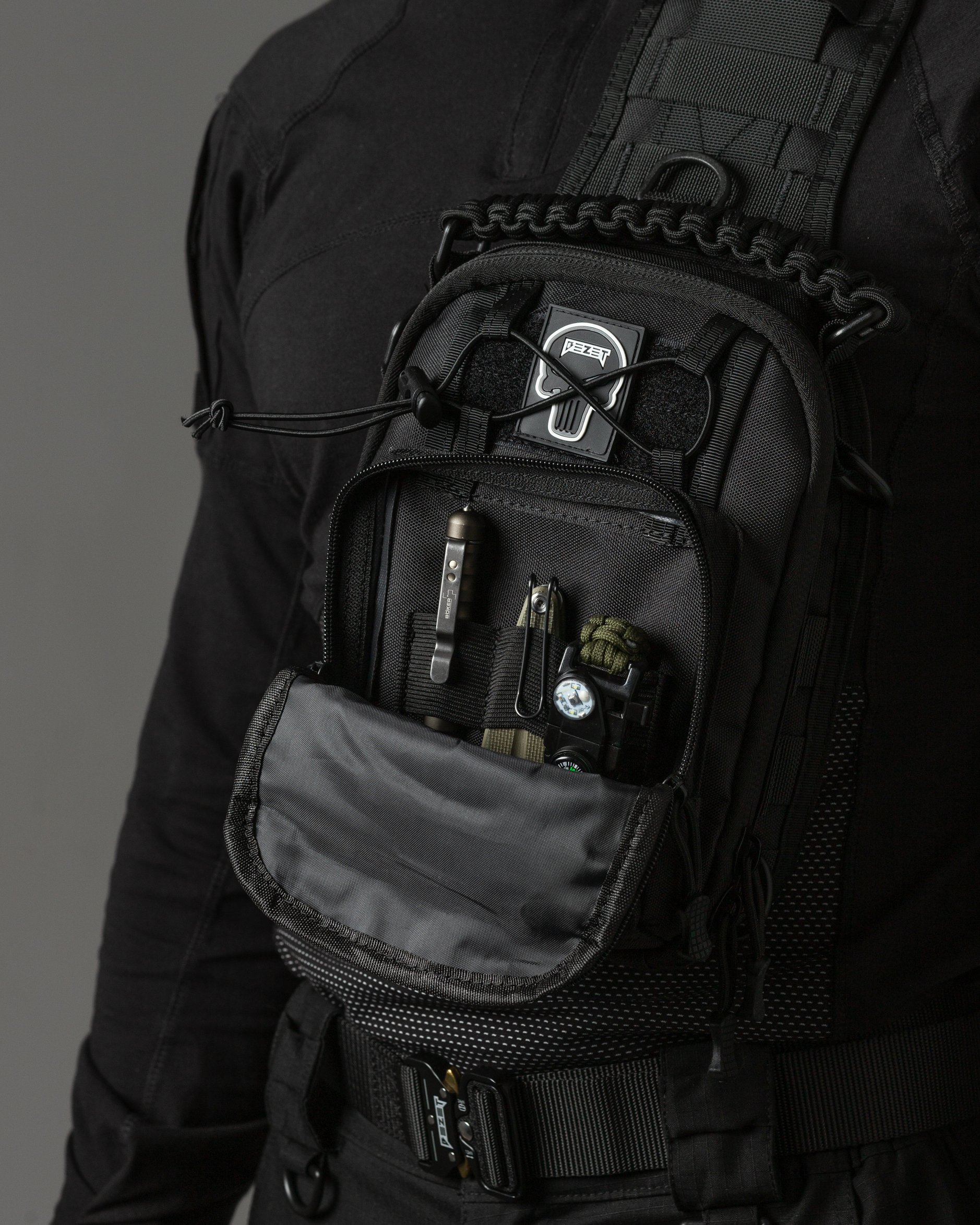 Месенджер BEZET Конвой 2.0 чорний - Фото 19