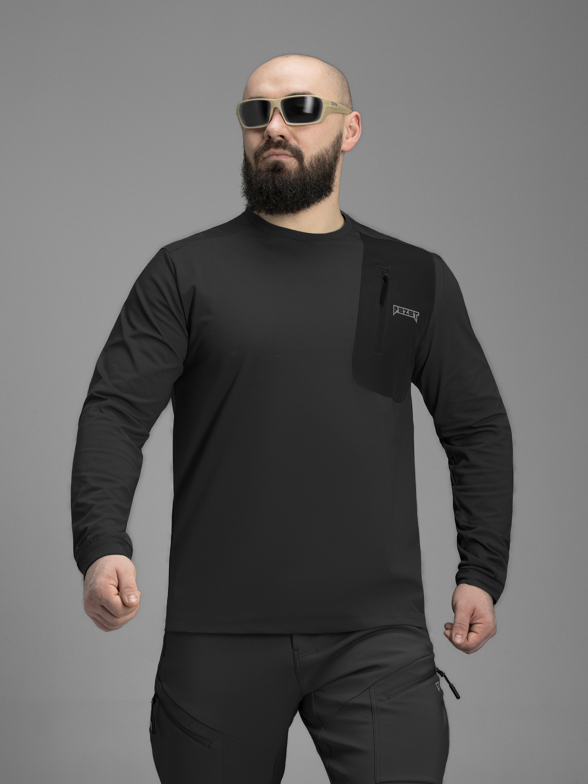 Кофта BEZET ActiveFlex чорний - Фото 3