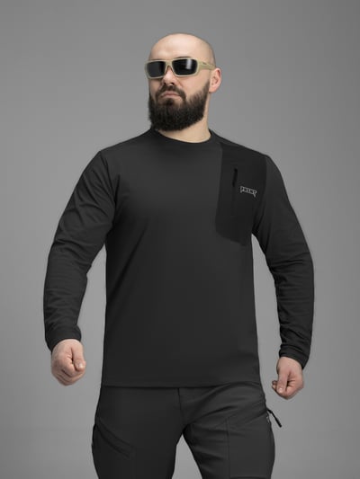 Кофта BEZET ActiveFlex чорний - Фото 3