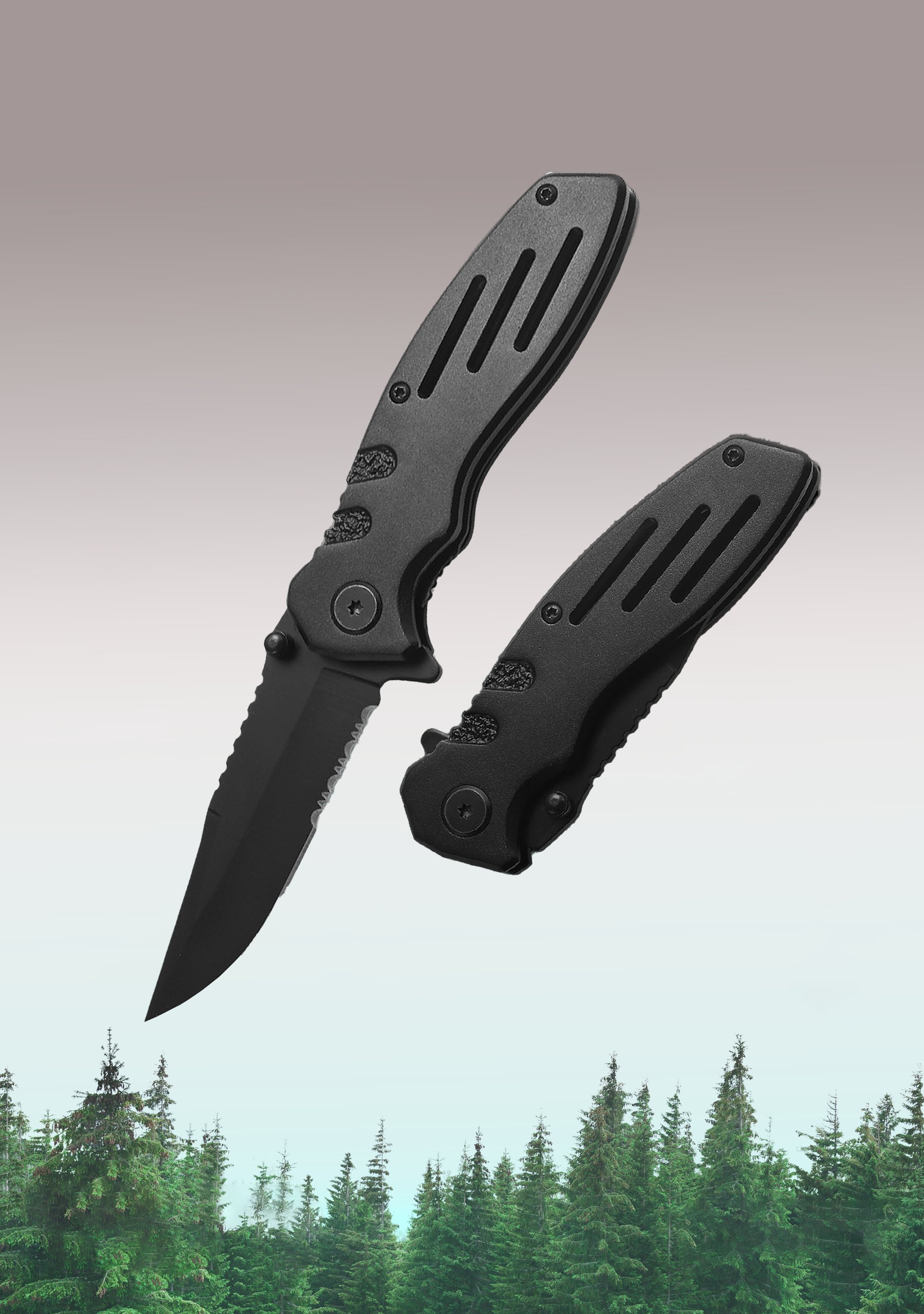 Ніж складний BEZET Flash чорний