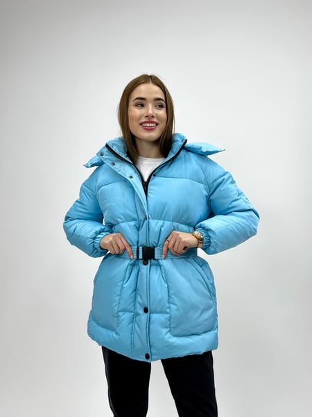 Женская зимняя куртка-пуховик Reload Elly розовый/ Зимний короткий пуховик оверсайз стильный теплый