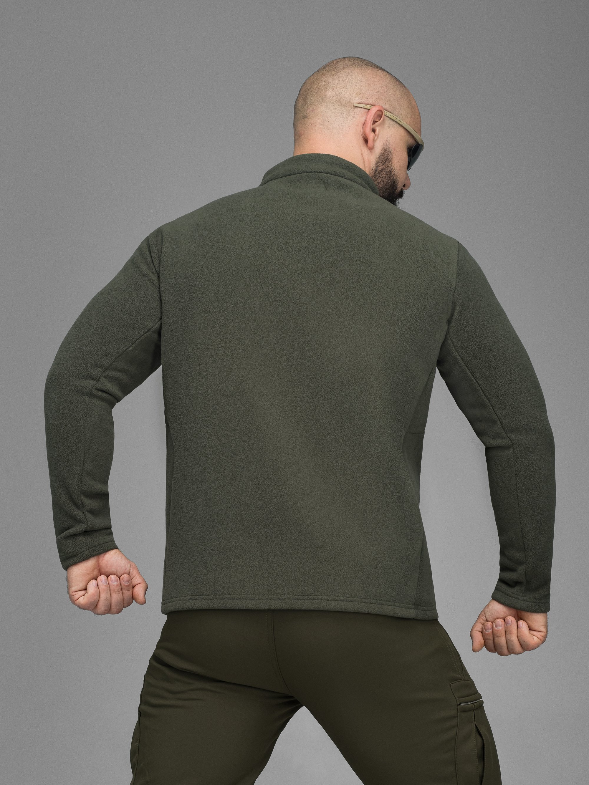 Кофта флісова BEZET Frostline хакі - Фото 12