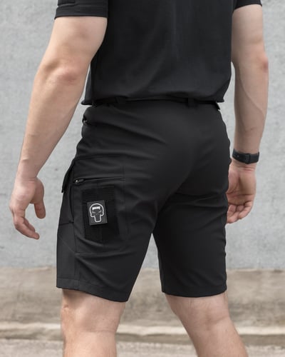 Шорти карго тактичні BEZET Байрактар чорний - Фото 8