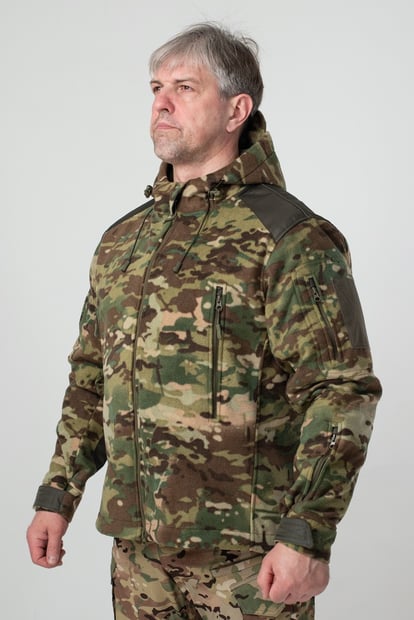 Куртка мікрофліс тактична RMilitary Мультикам