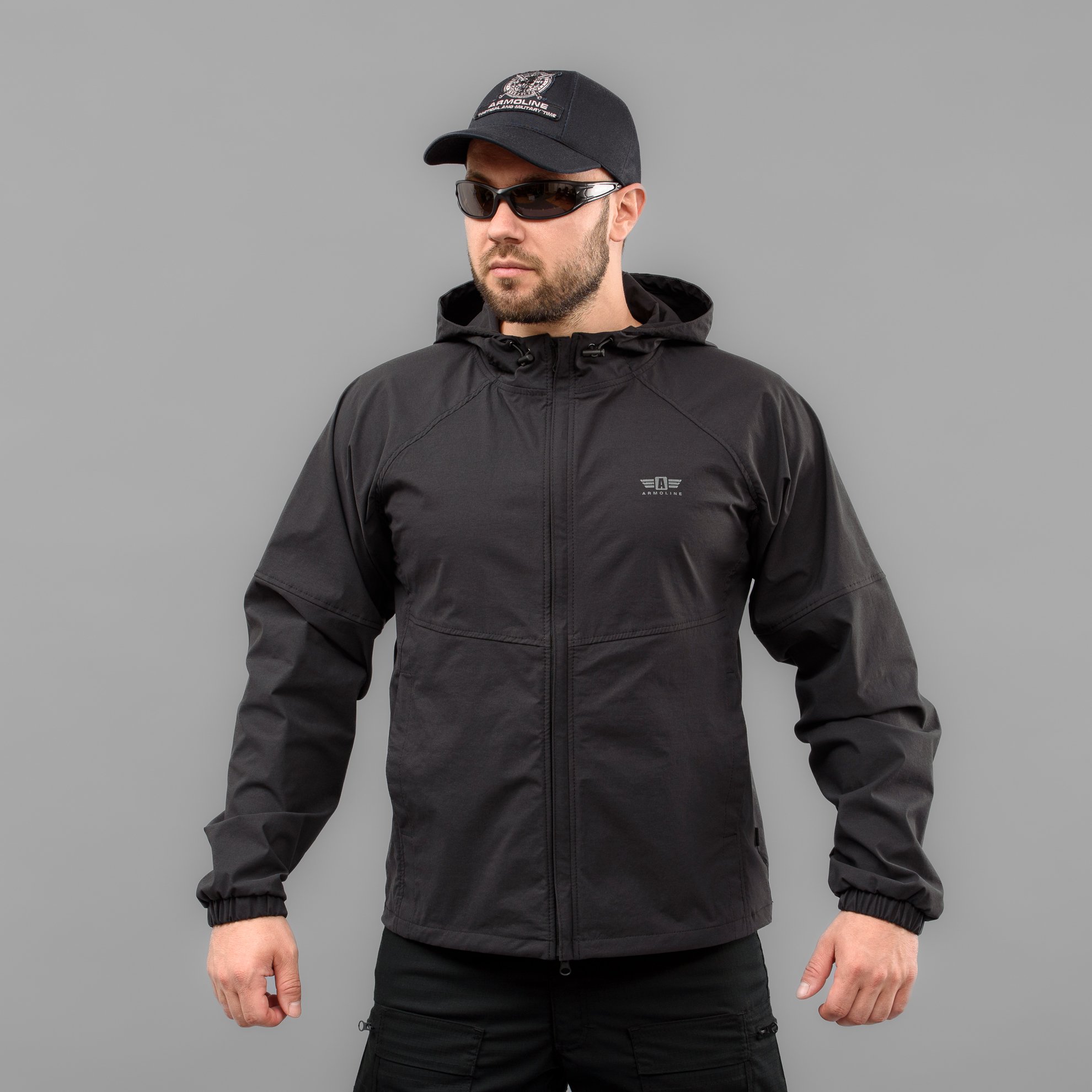 Куртка спортивна "EXTRAVEL" BLACK Armoline