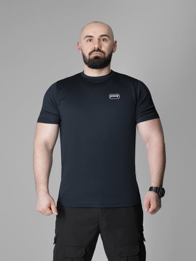 Футболка швидкосохнуча тактична BEZET Basic синій - Фото 4
