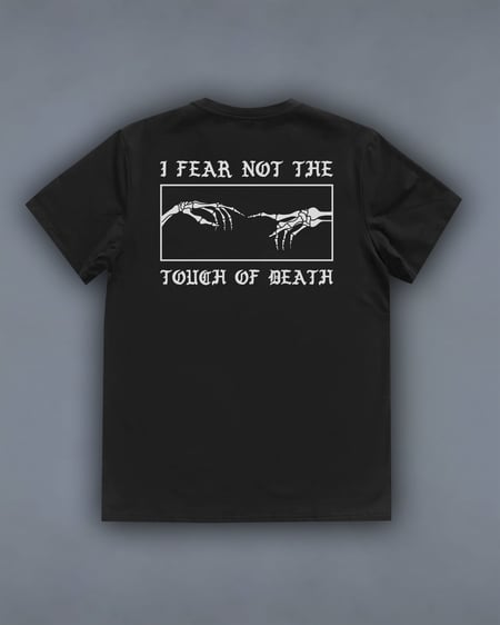 Футболка з принтом Touch Of Death чорна We feel