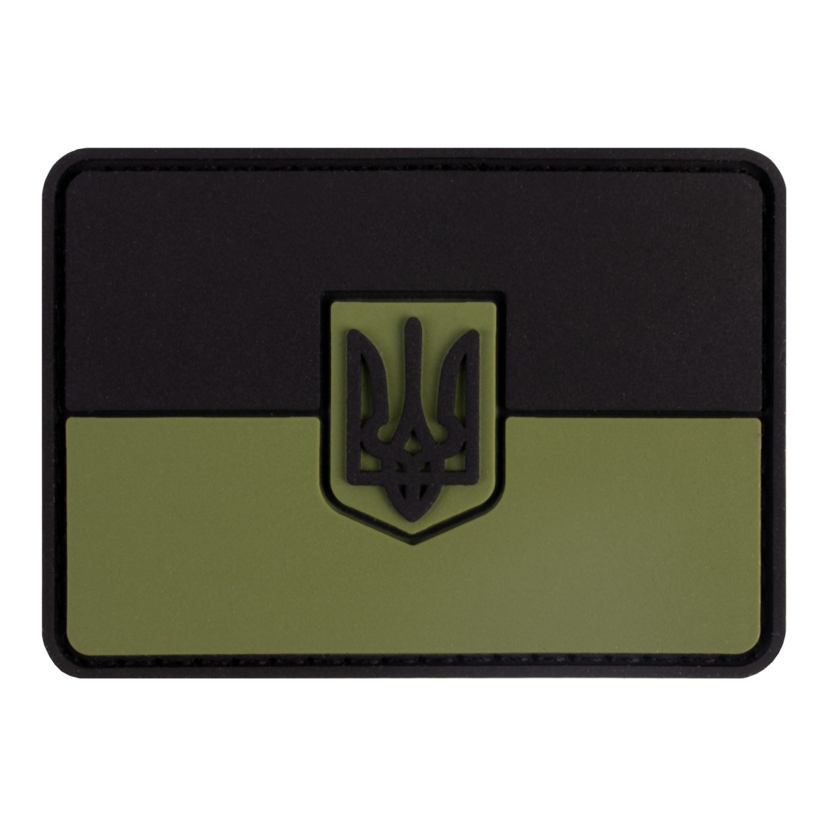 ПВХ патч "Флаг" олива - Brand Element