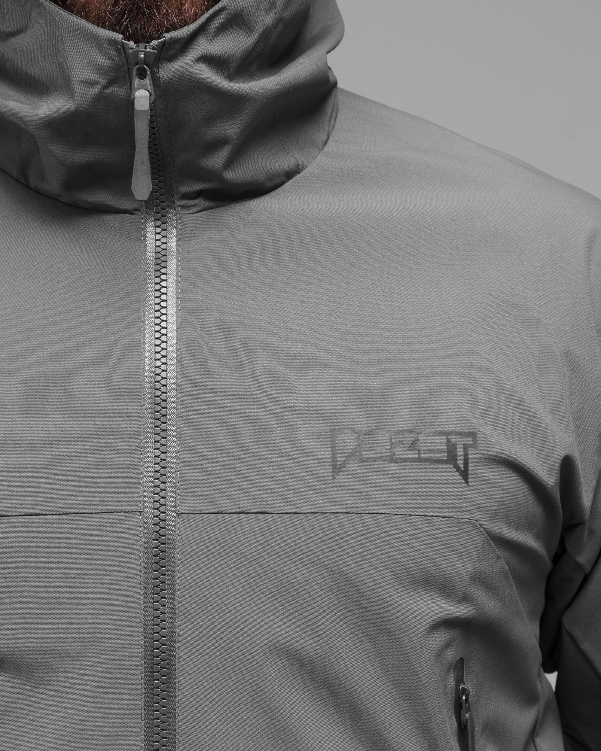 Куртка вітрівка BEZET WindBreaker сірий - Фото 22