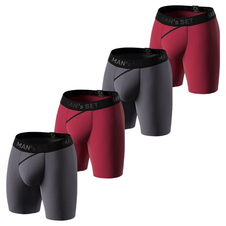 Комплект трусів Long 2.0 Black Series, 4шт MansSet