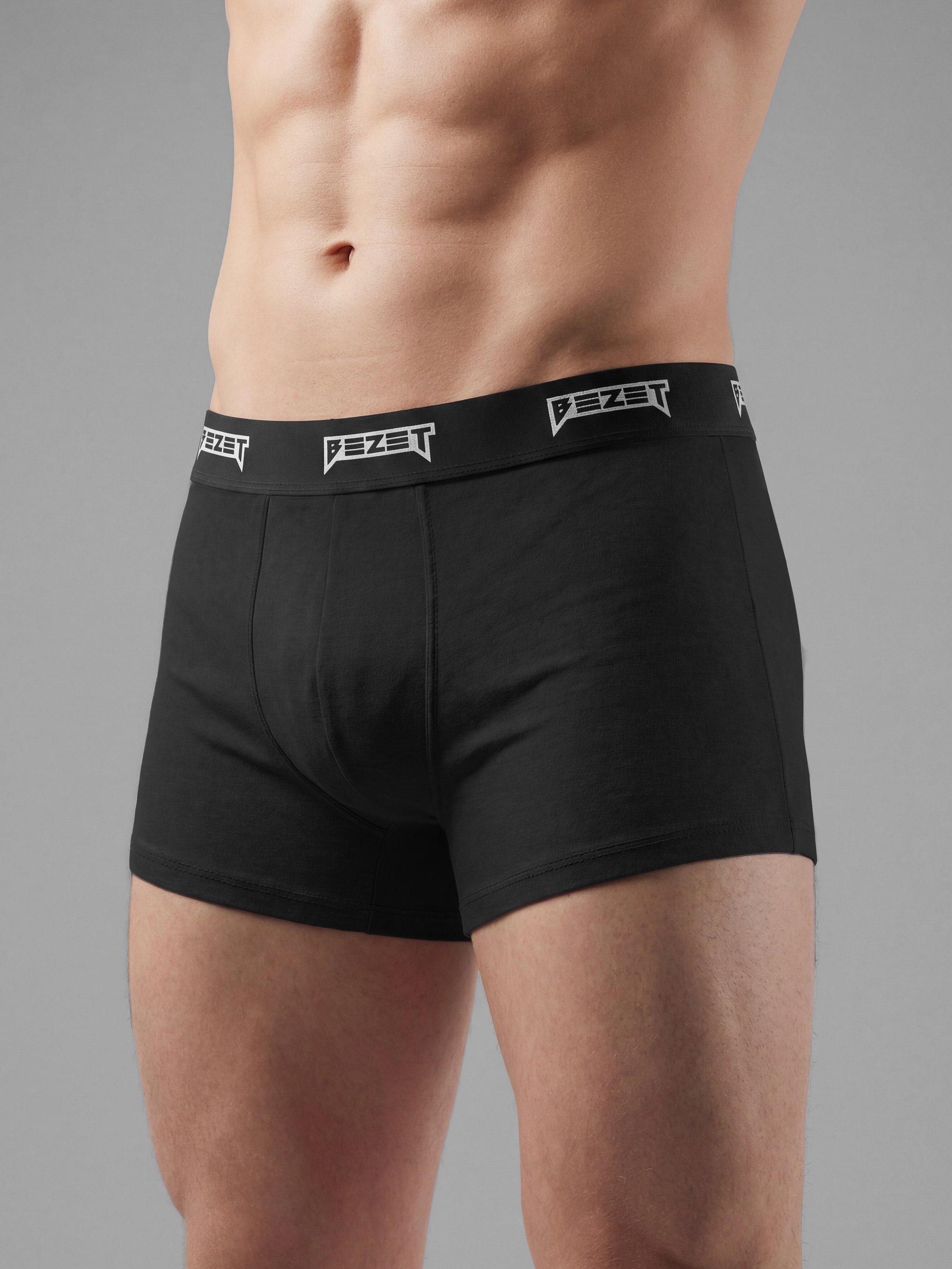 Комплект трусів BEZET Boxer чорний (2 пари) - Фото 1