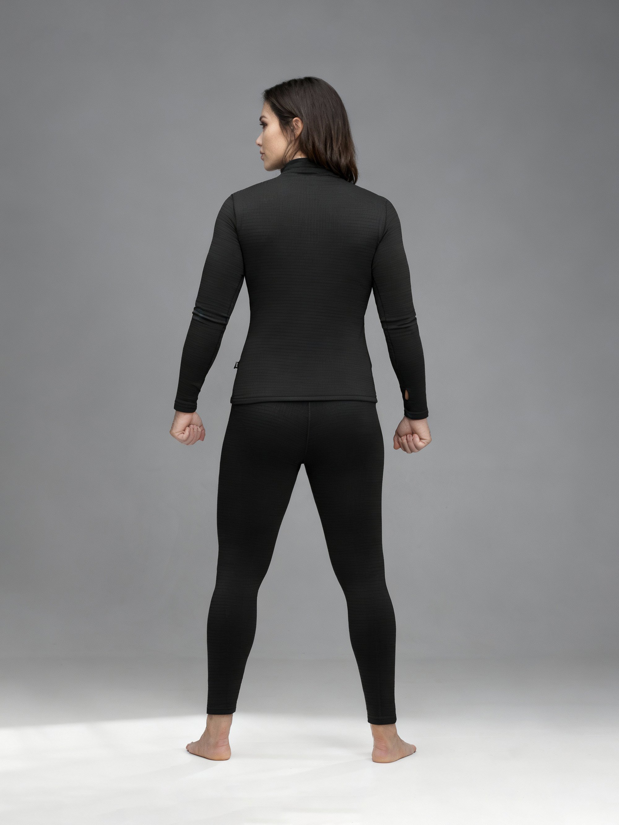 Термобілизна комплект жіночий BEZET 2 рівень чорний - Фото 5