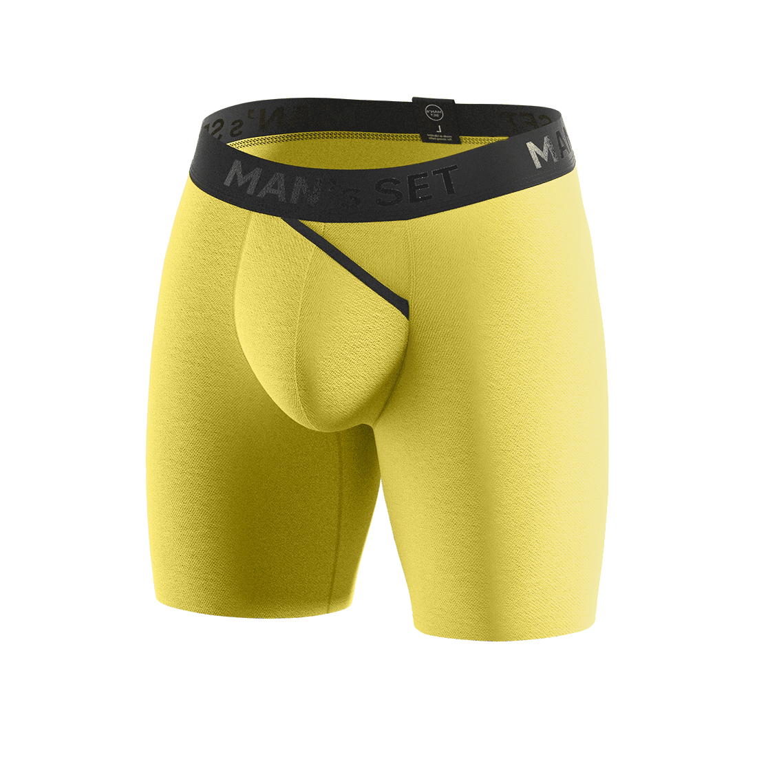 Чоловічі анатомічні боксери, Anatomic Long 2.0 Left, Black Series, жовтий MansSet