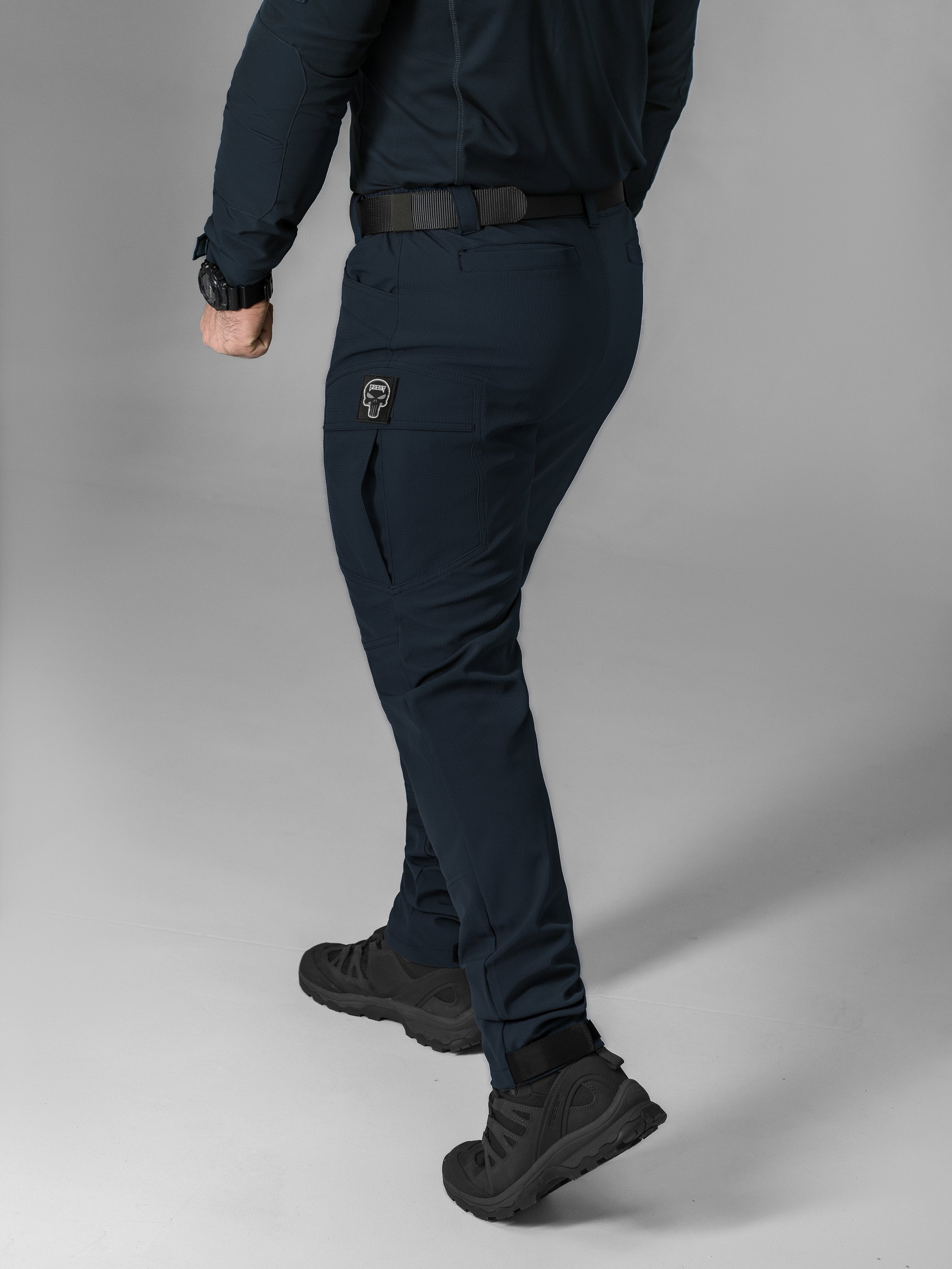 Брюки карго тактичні BEZET Капелан синій - Фото 14