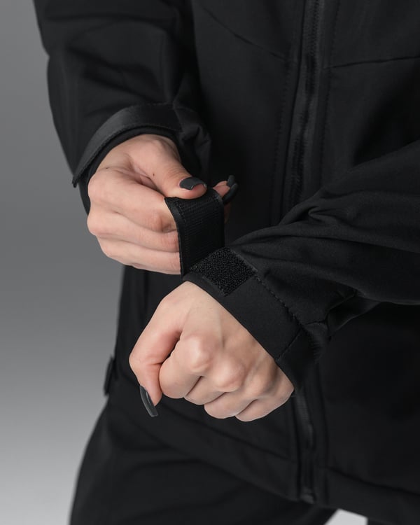 Куртка жіноча Softshell BEZET Робокоп 2.0 чорний - Фото 13