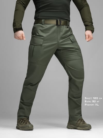 Штани карго тактичні BEZET Ranger хакі - Фото 1