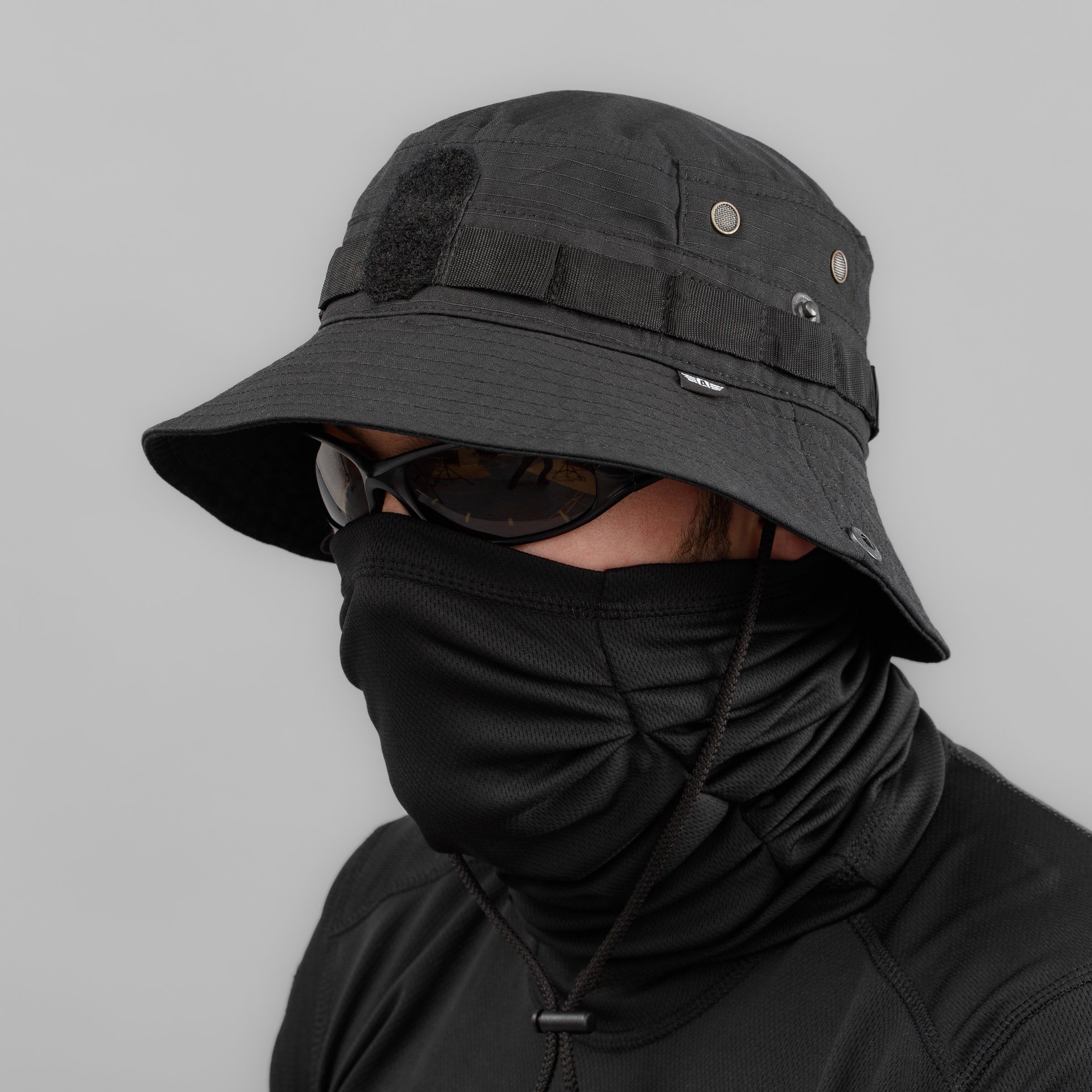 Панама польова "PHANTOM" BLACK (Rip-Stop) Armoline