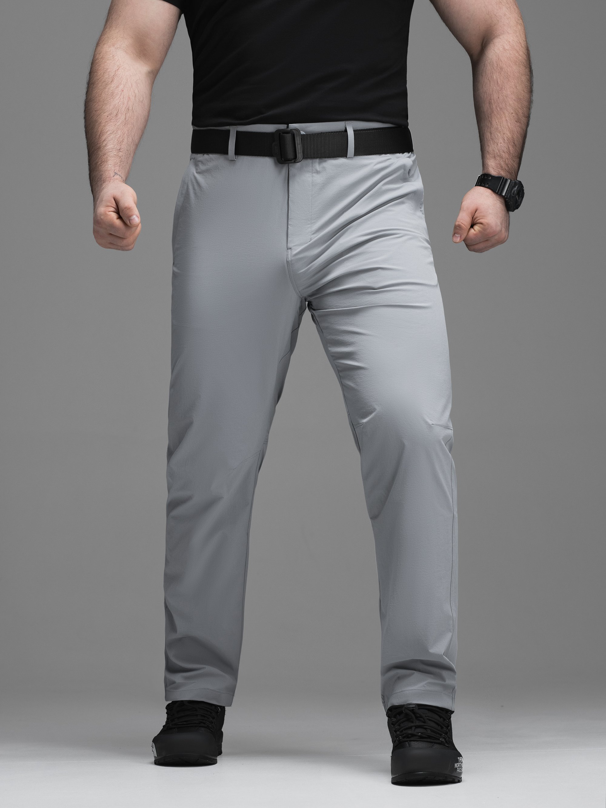 Брюки BEZET Decent сірий - Фото 7