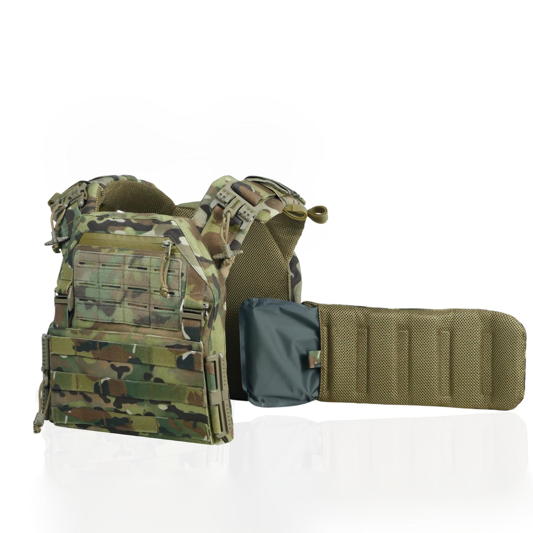 Камербанди Kiborg мультикам с карманами и быстрым сбросом Gen.2, 2 шт. с баллистическими пакетами Militex 1 класса защиты KIBORG - Фото 4