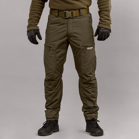 Брюки "TRAVEL DEFENCE" OLIVE с ремнем (Таслан + Микрофлис) Armoline