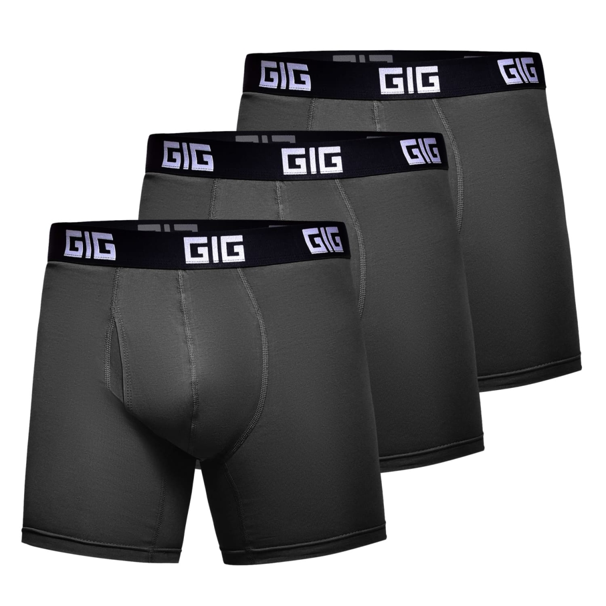 Комплект трусів Freedom подовжені. Колір Чорний, 3 шт GIG MILITARY