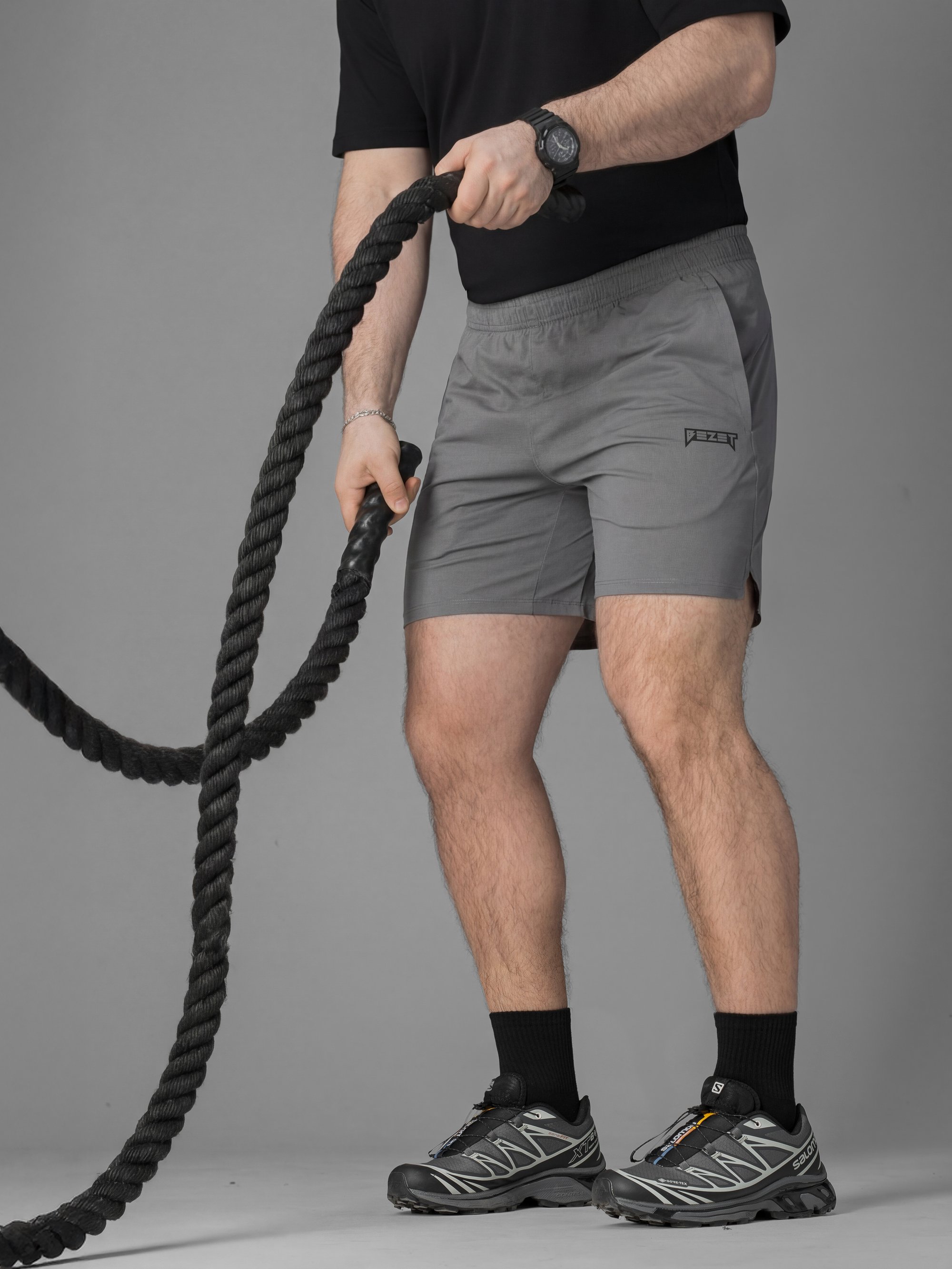 Шорты спортивные BEZET Challenge серый