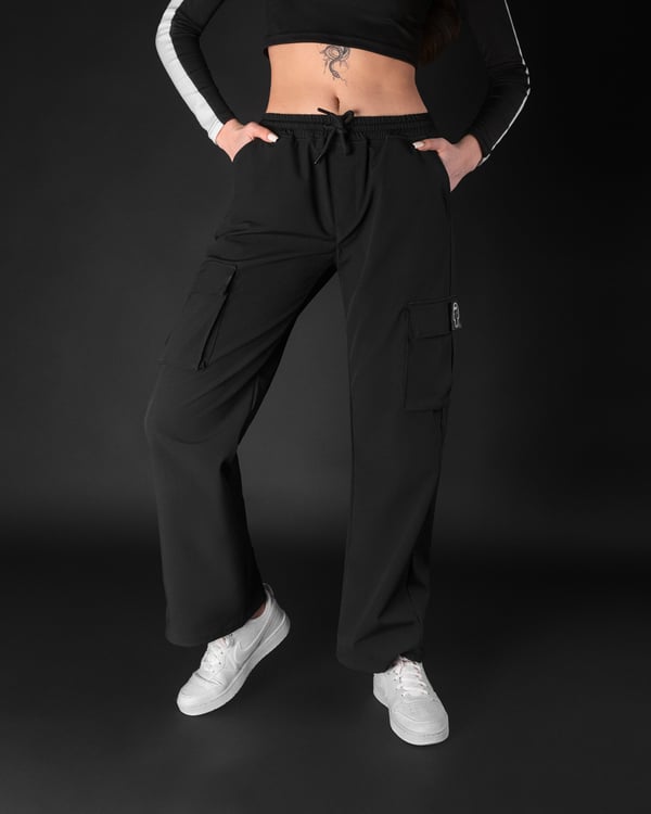 Женские штаны карго BEZET Клондайк черный