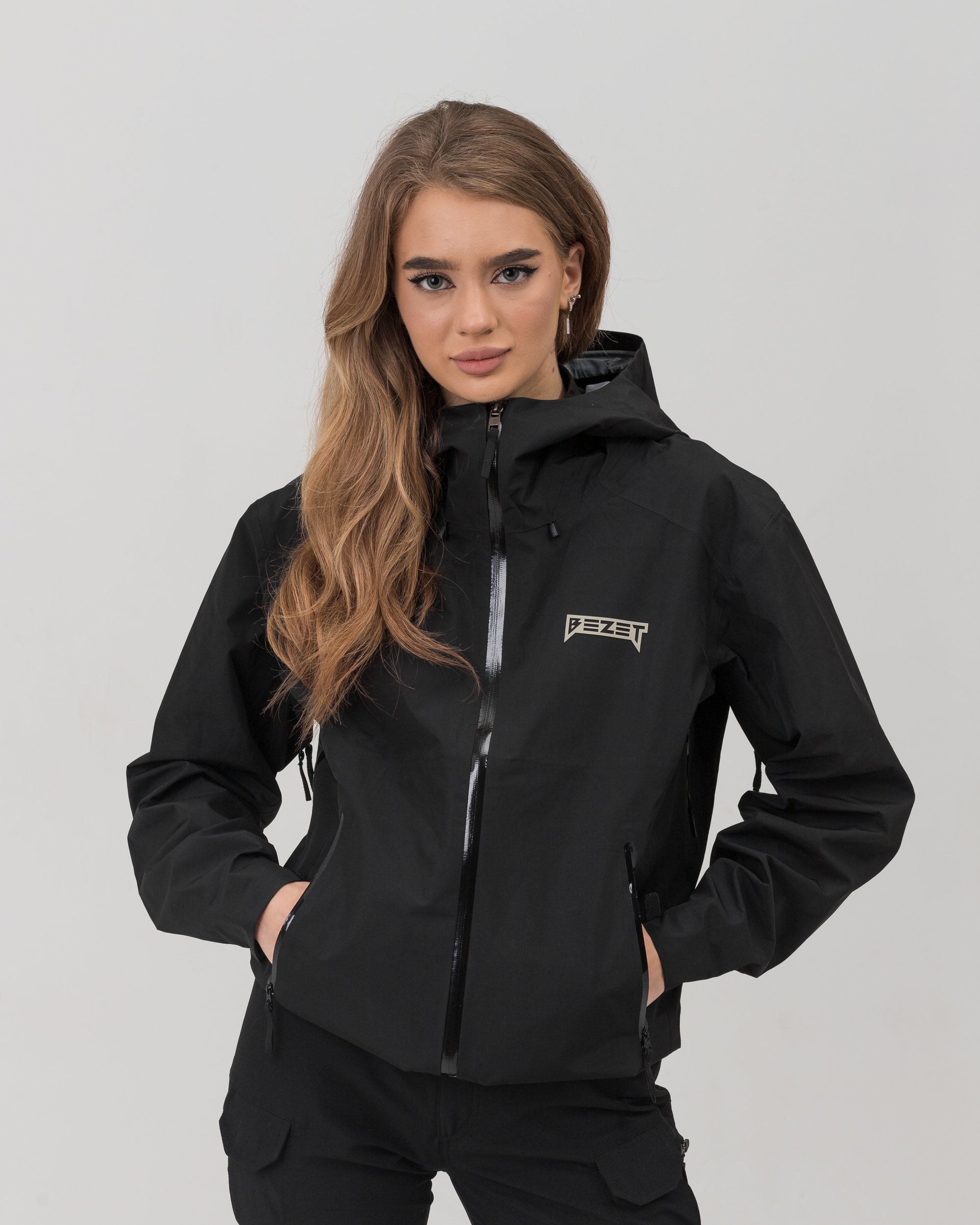 Куртка вітрівка жіноча BEZET ShieldTech чорний - Фото 2