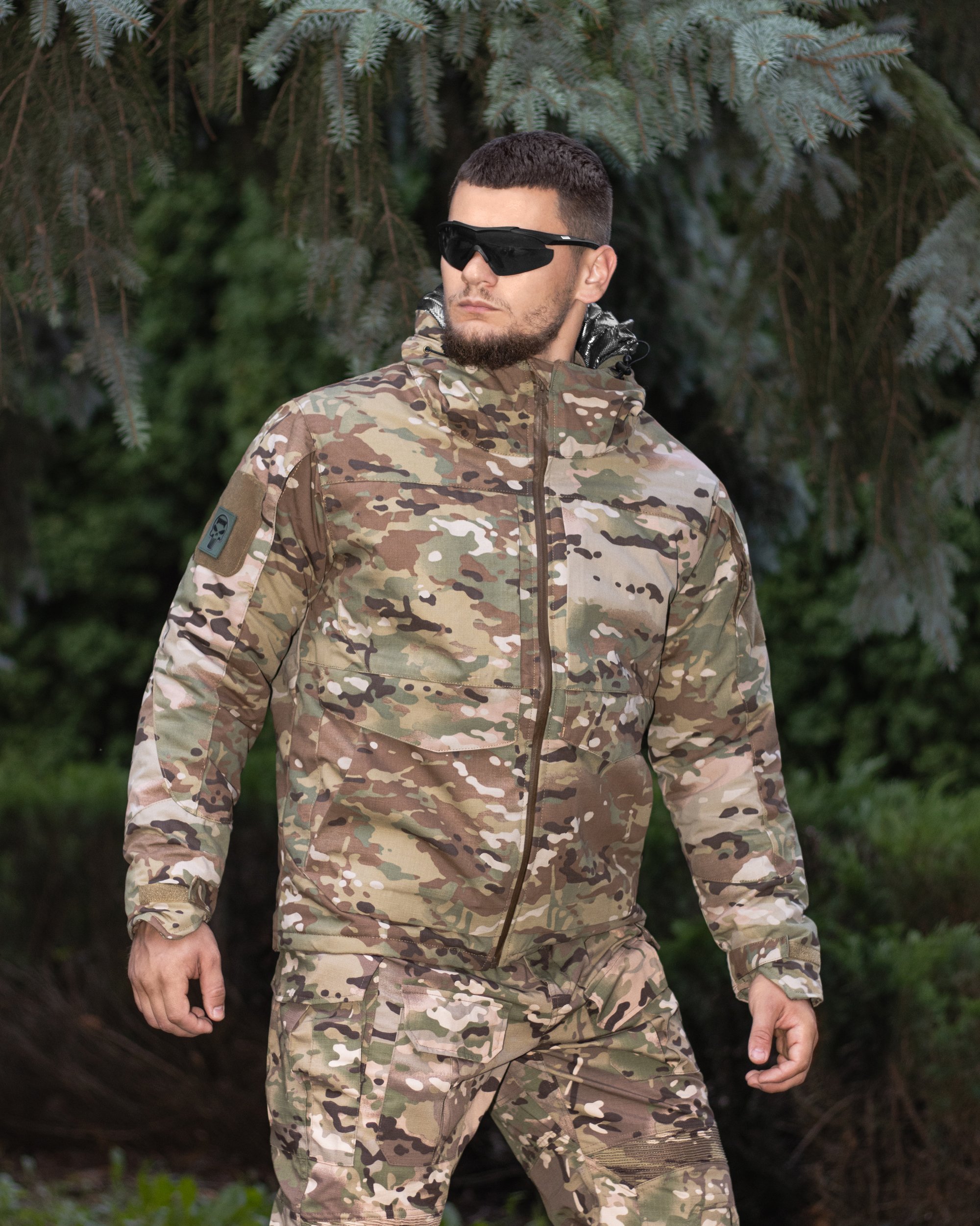 Куртка тактична зимова BEZET Штурм мультикам - Фото 4