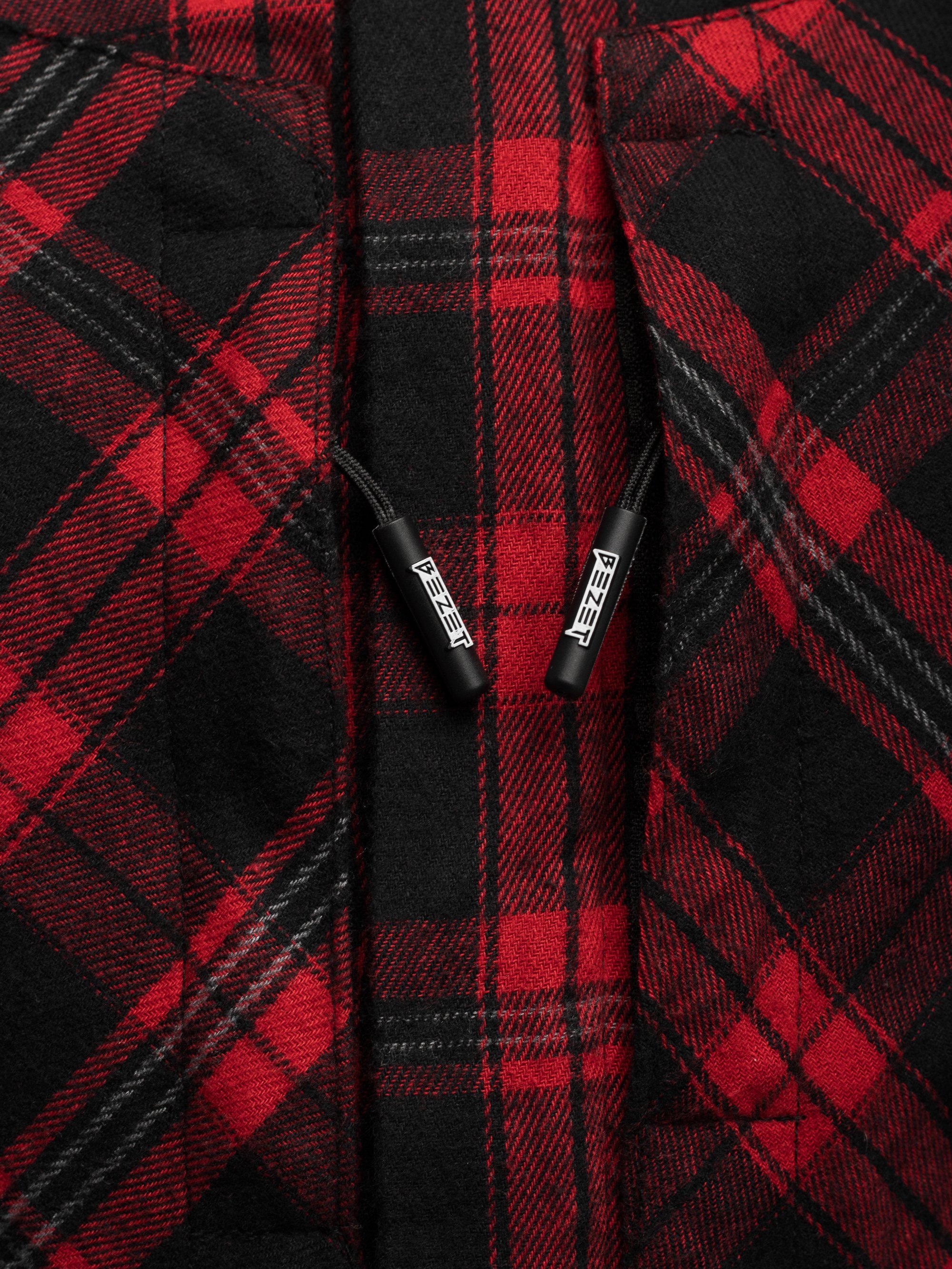 Сорочка фланелева жіноча BEZET Defender чорний/червоний - Фото 16