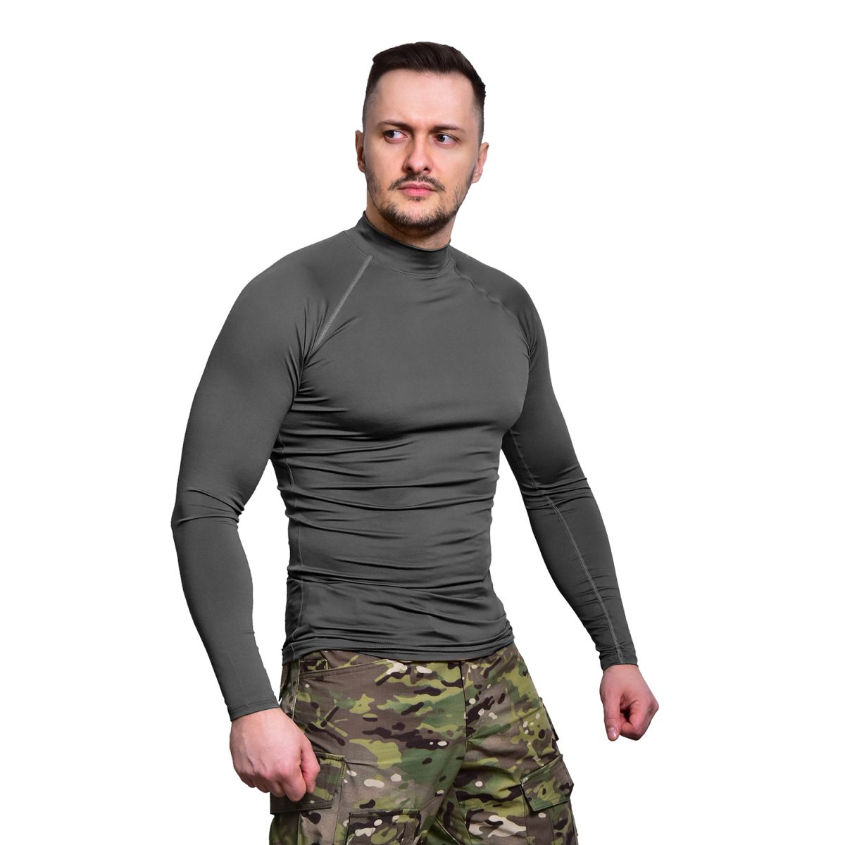 Рашгард. Колір Чорний GIG MILITARY