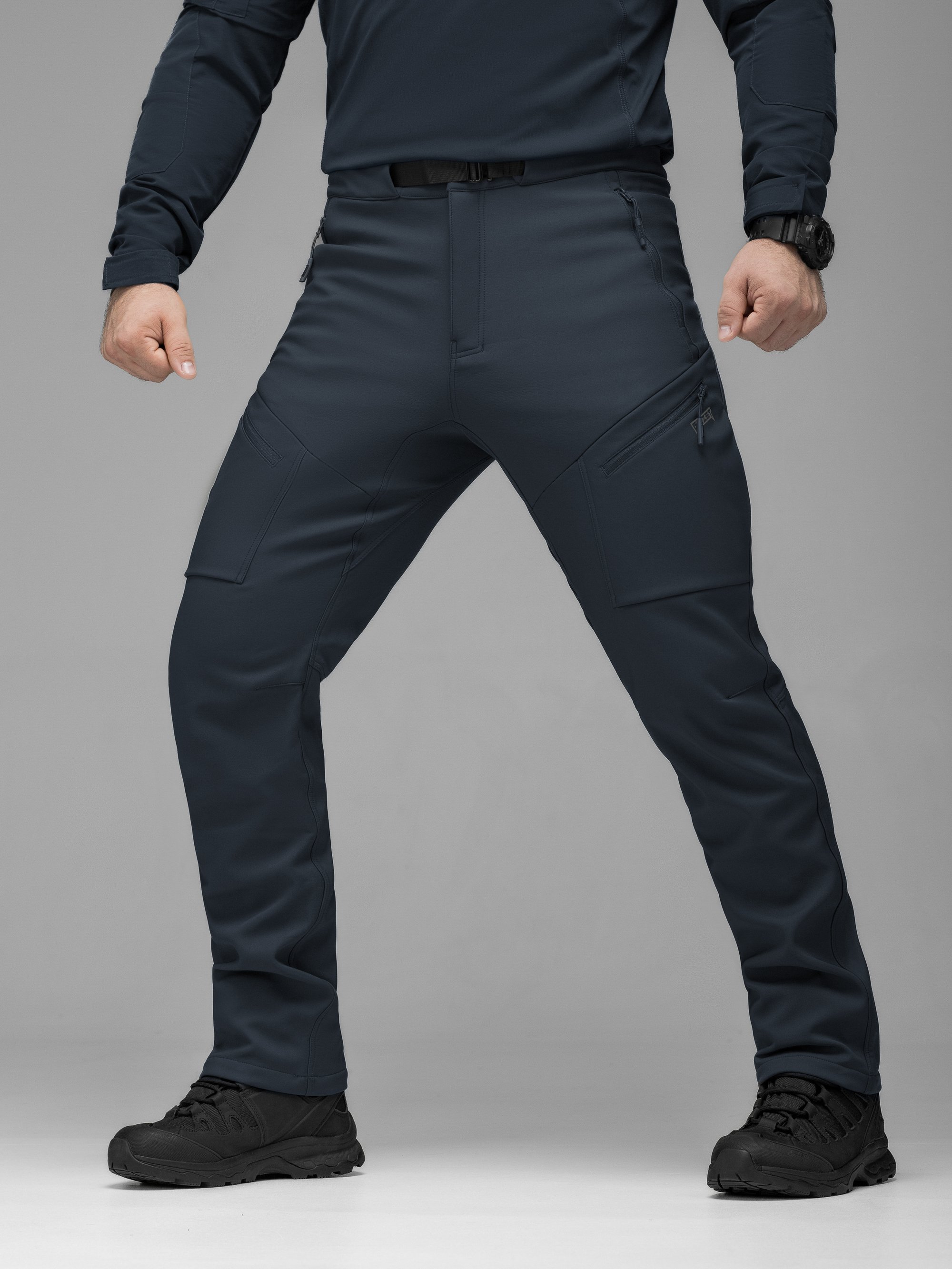 Брюки карго тактичні Softshell BEZET Techwear синій