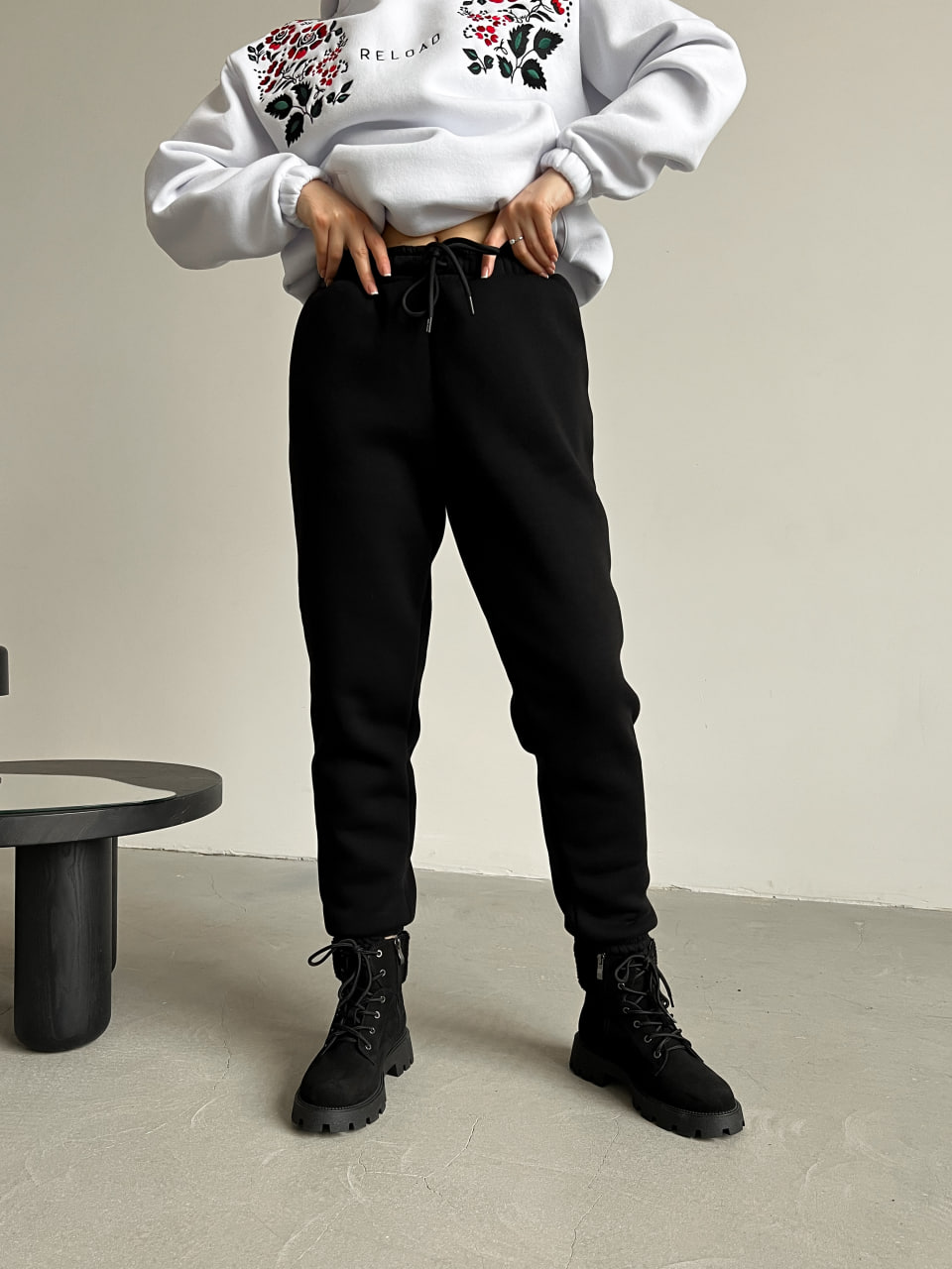 Штани жіночі теплі Reload - Lina, чорний