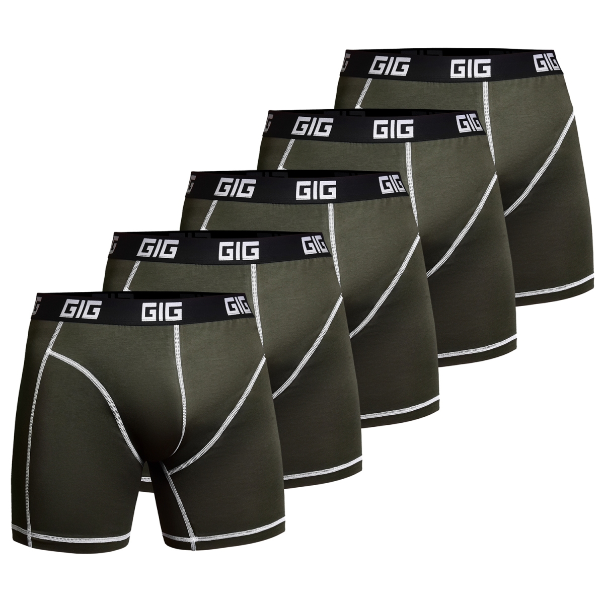 Комплект трусів Zero Gig Ranger Green з білим контуром, 5 шт GIG MILITARY