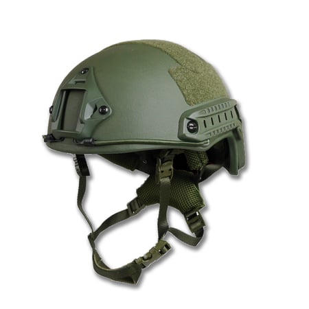Шолом хакі (XL) PE Fast NIJ IIIA За стандартними NATO KIBORG