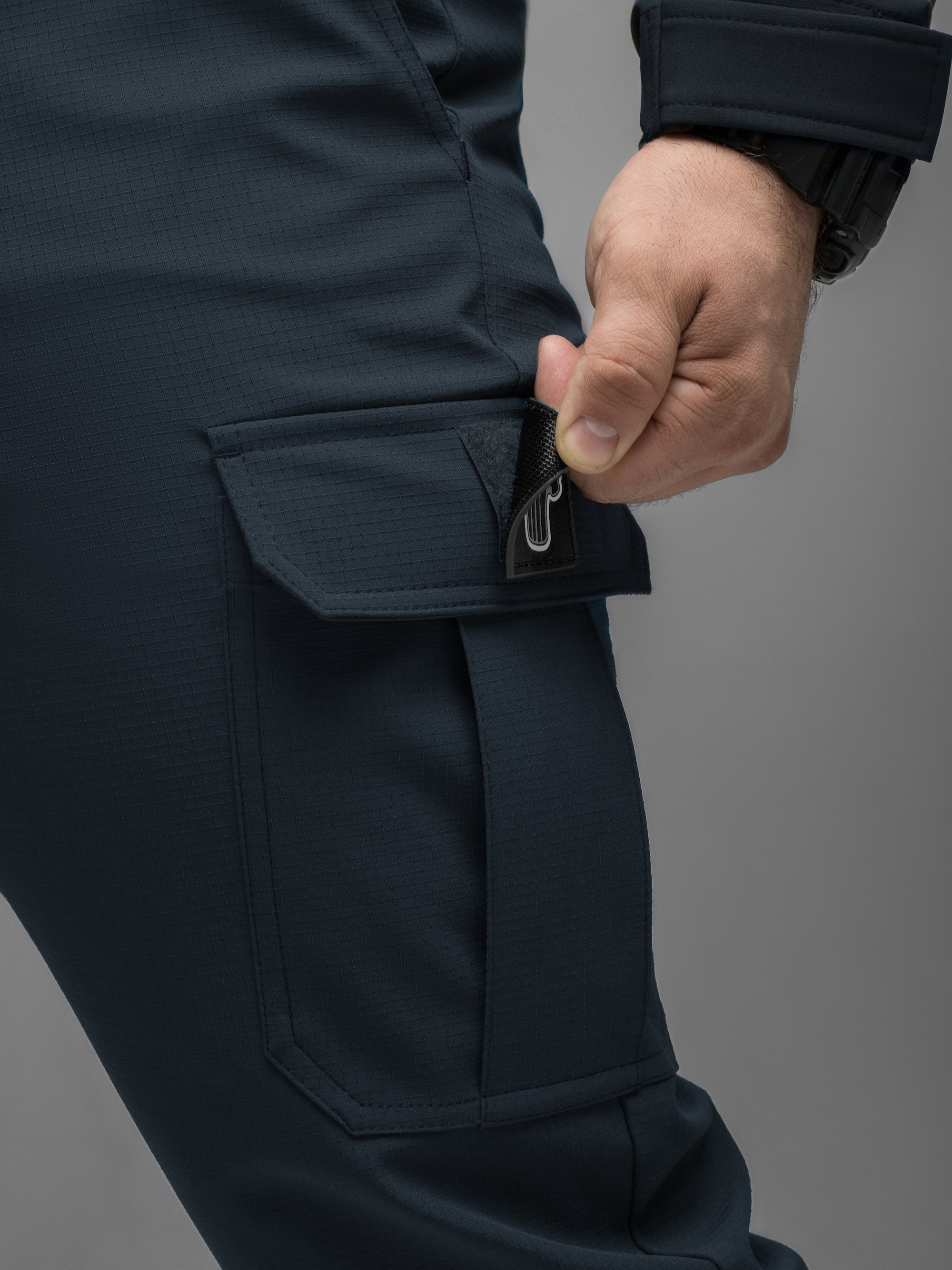 Штани карго тактичні BEZET Basic синій - Фото 16