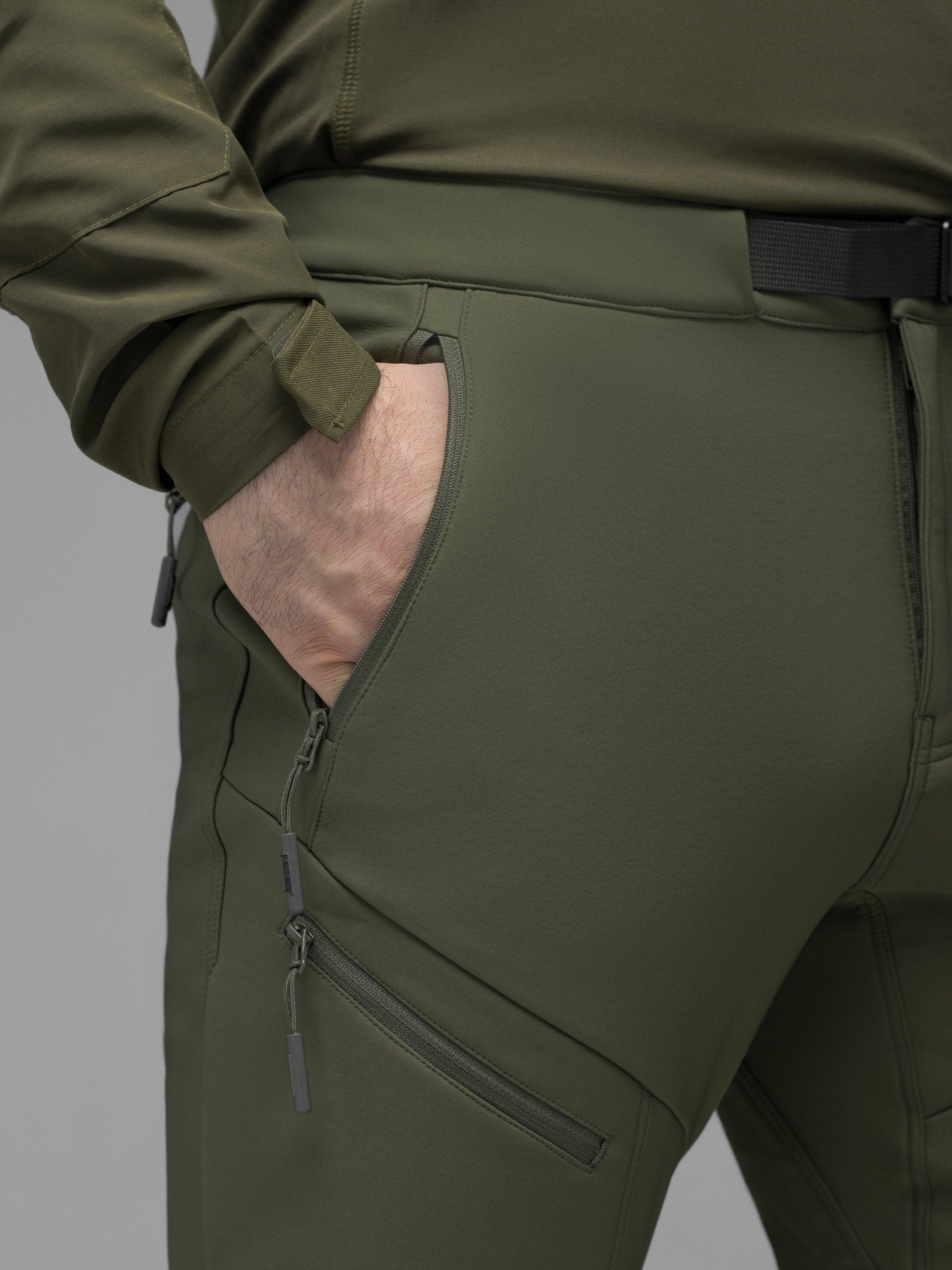 Штани карго тактичні Softshell BEZET Techwear хакі - Фото 17