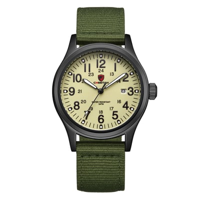 Чоловічий тактичний годинник Cheetah Command Green - Фото 2