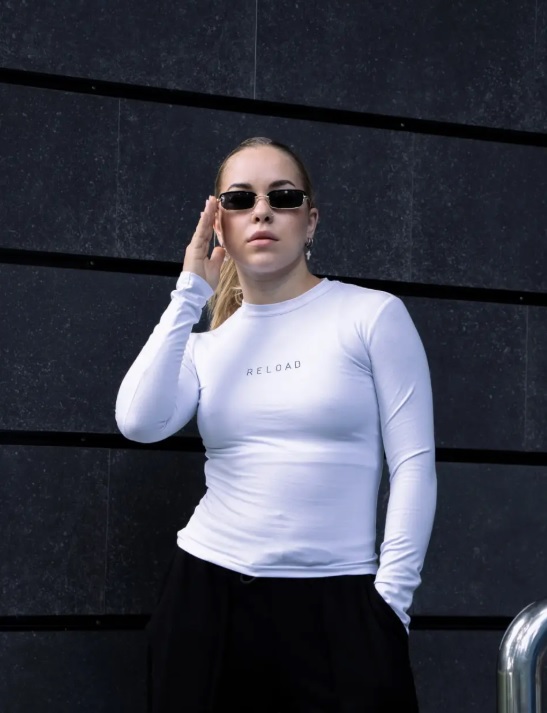 Лонгслів жіночий Reload - Volt, білий