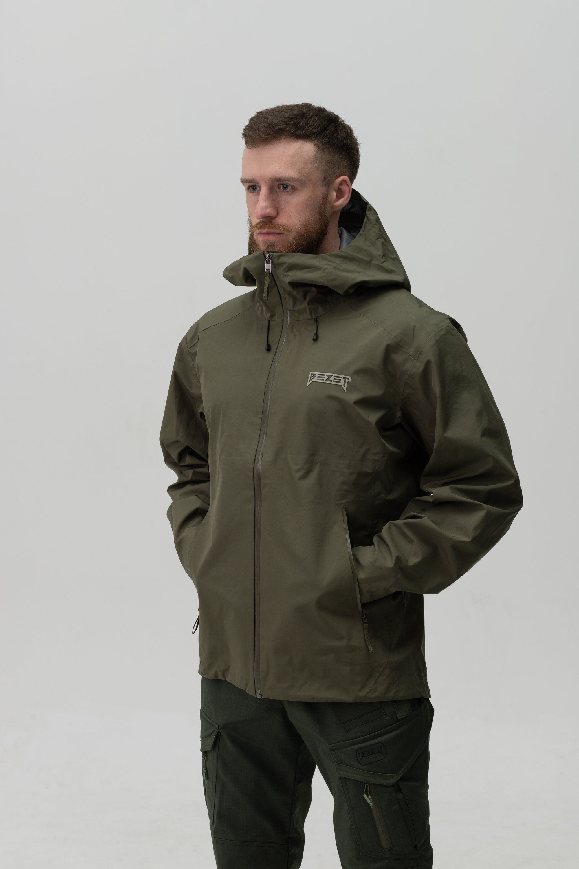 Куртка вітрівка BEZET ShieldTech хакі - Фото 29