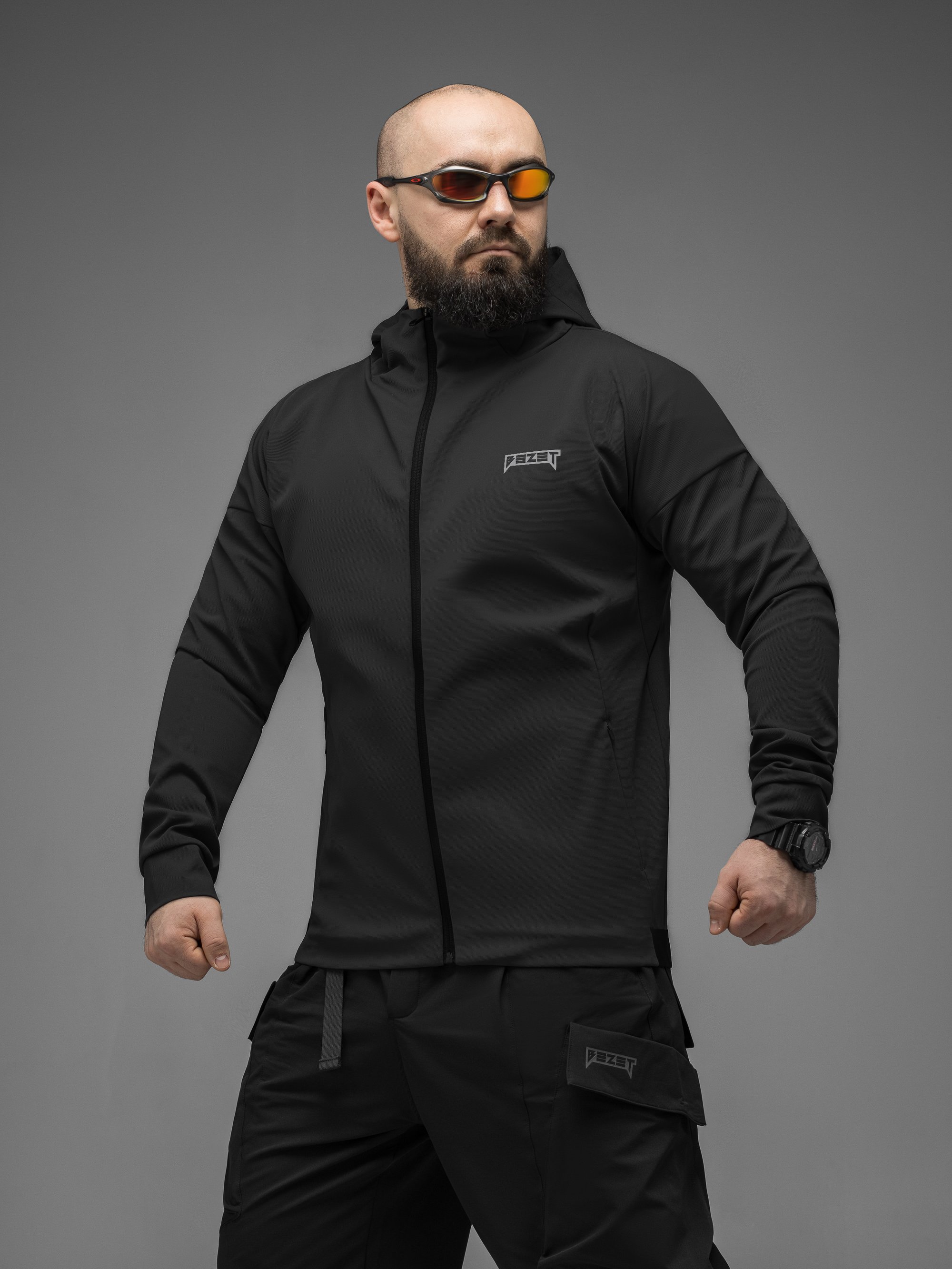 Куртка вітрівка BEZET Apex чорний - Фото 3