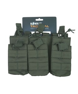 Підсумок під магазини АК KOMBAT UK Triple DUO Mag Pouch оливковий KOMBAT