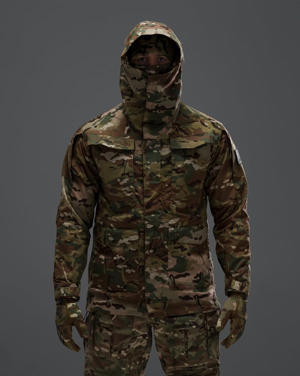 Куртка вітровка тактична BEZET Shadow камуфляжний