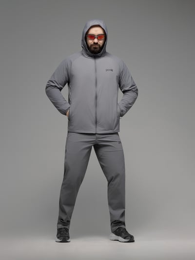 Куртка вітрівка BEZET Solguard UV 100 сірий - Фото 40