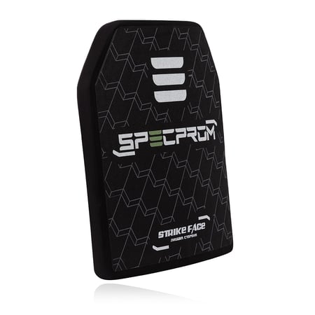 Полиэтиленовая бронеплита SPECPROM 3-го класса. Вес 1,7 кг Размер 26 на 33 см Черная СПЕЦПРОМ КР