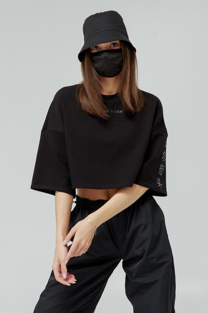 Укорочена футболка з котону "Юко" TURWEAR