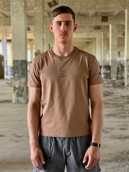 Футболка Military Style койот, SHRAPNEL