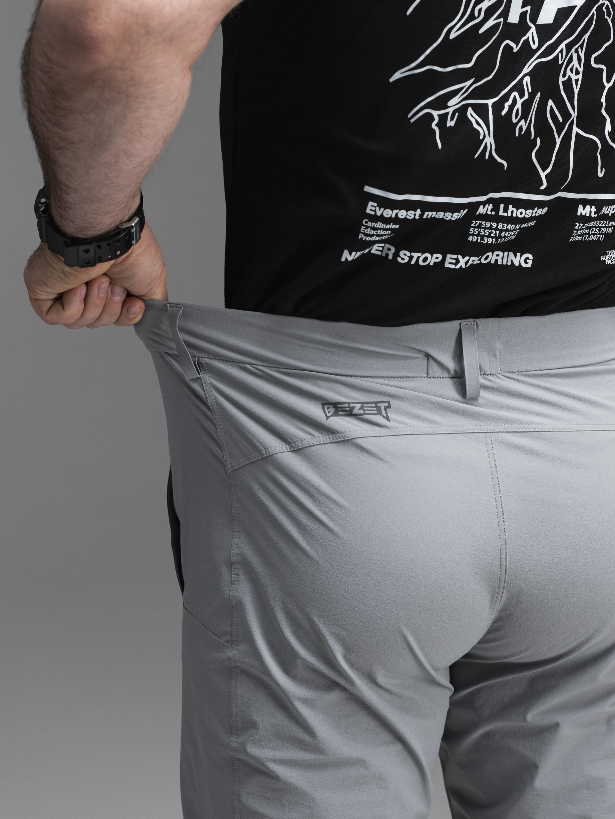 Брюки BEZET Decent сірий - Фото 30