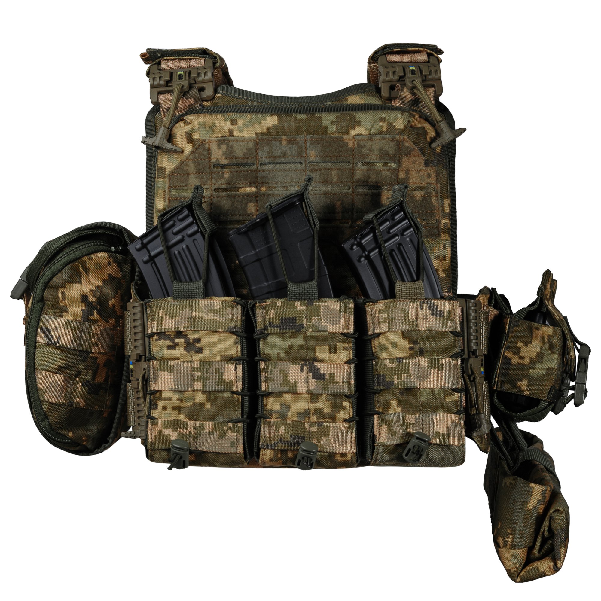 Плитоноска Ares gen.2 з підсумками без плит Піксель СПЕЦПРОМ КР