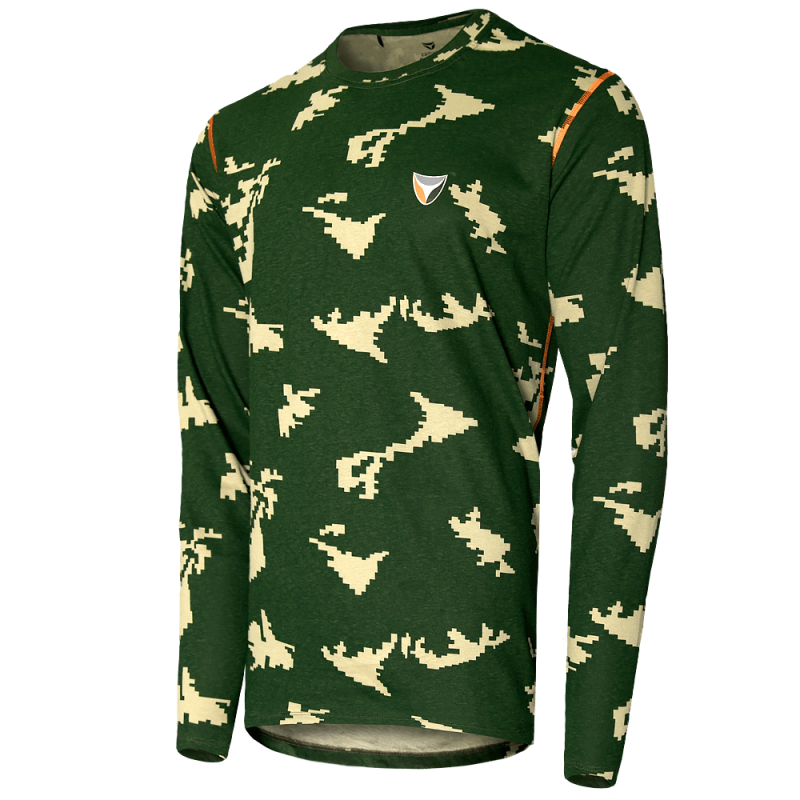 Лонгслів Camotec Basic 2.0 Cotton Зелений KOMBAT